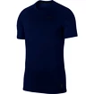 Heren T-shirt Nike  Pro BRT Top SS Blue