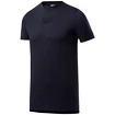 Heren T-shirt Reebok  Melange Dark Blue