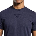 Heren T-shirt Reebok  Melange Dark Blue