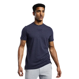 Heren T-shirt Reebok  Melange Dark Blue