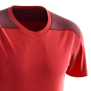 Heren T-shirt Salomon  Essential Colorblock Fiery Red M