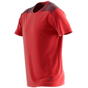 Heren T-shirt Salomon  Essential Colorblock Fiery Red M