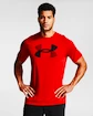 Heren T-shirt Under Armour  Big Logo Tech SS Red