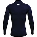 Heren T-shirt Under Armour  ColdGear Armour Comp Mock Midnight Navy