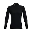 Heren T-shirt Under Armour ColdGear Fitted Mock Black