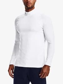 Heren T-shirt Under Armour Fitted Mock-WHT