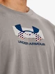 Heren T-shirt Under Armour  GRID GEOMETRIC LOGO LS-GRY