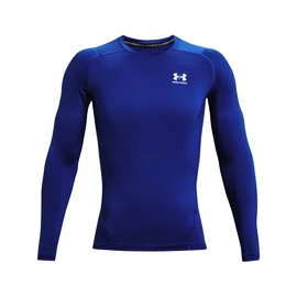 Heren T-shirt Under Armour HeatGear Comp LS Blue