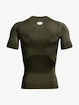 Heren T-shirt Under Armour HeatGear Comp SS-GRN