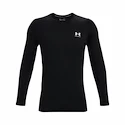 Heren T-shirt Under Armour HeatGear Fitted LS Black