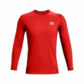 Heren T-shirt Under Armour HeatGear HeatGear Armour Fitted LS Radiant Red