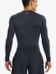 Heren T-shirt Under Armour HeatGear Novelty LS-GRY