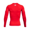 Heren T-shirt Under Armour  HG Armour Comp LS-RED