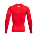 Heren T-shirt Under Armour  HG Armour Comp LS-RED