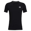 Heren T-shirt Under Armour  HG Armour Fitted SS-BLK XL