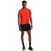 Heren T-shirt Under Armour  Iso-Chill Run 200 SS Dark Orange