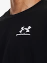 Heren T-shirt Under Armour  LOGO EMB HEAVYWEIGHT SS-BLK