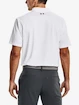 Heren T-shirt Under Armour  Performance 3.0 Polo -WHT