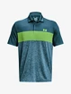 Heren T-shirt Under Armour  Playoff 3.0 Stripe Polo-BLU