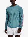 Heren T-shirt Under Armour  RUN ANYWHERE BREEZE LS -BLU