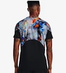 Heren T-shirt Under Armour  Rush 2.0 Print SS Concrete