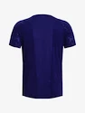 Heren T-shirt Under Armour  Rush Emboss SS-BLU