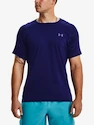 Heren T-shirt Under Armour  Rush Emboss SS-BLU