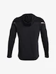 Heren T-shirt Under Armour  Rush FZ Hoodie-BLK