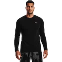 Heren T-shirt Under Armour  Rush Seamless LS Black