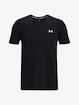 Heren T-shirt Under Armour  Seamless Grid SS-BLK