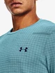 Heren T-shirt Under Armour  Seamless Grid SS-BLU