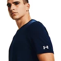 Heren T-shirt Under Armour  Seamless Wordmark SS Dark Blue