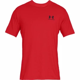 Heren T-shirt Under Armour Sportstyle Left Chest SS Red