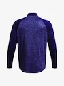 Heren T-shirt Under Armour  Tech 2.0 Novelty 1/4 Zip-BLU