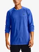 Heren T-shirt Under Armour  Textured LS-BLU S