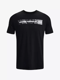 Heren T-shirt Under Armour UA CAMO CHEST STRIPE SS-BLK