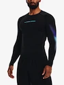 Heren T-shirt Under Armour  UA HG Armour Novelty LS-BLK XXL