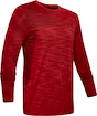 Heren T-shirt Under Armour  Vanish Seamless LS Nov 1 Red