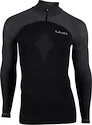 Heren T-shirt UYN  Running Alpha OW Shirt LS Zip Up black/grey S