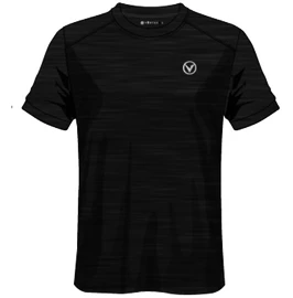 Heren T-shirt Virtus Opal Melange SS Logo Tee Black