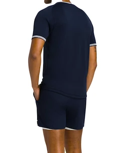 Heren T-shirt Wilson  M Court Performance Crew Navy