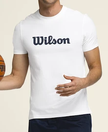 Heren T-shirt Wilson M Easy Street Tee Sport Bright White