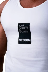 Heren tanktop Nebbia Limitless Your Potential Is Endless 174 white