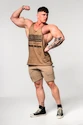 Heren tanktop Nebbia  Washed-off Oversized Stringer MAX OUT Light Brown