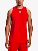 Heren tanktop Under Armour  BASELINE COTTON TANK-RED