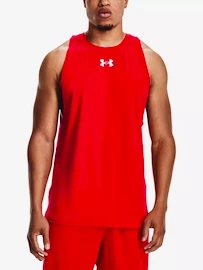 Heren tanktop Under Armour BASELINE COTTON TANK-RED