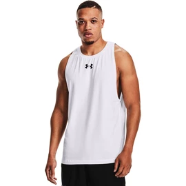 Heren tanktop Under Armour BASELINE COTTON TANK White