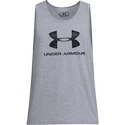 Heren tanktop Under Armour  SPORTSTYLE LOGO TANK grey