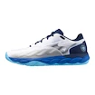 Heren tennisschoenen Mizuno Wave Enforce Court AC White/Estate Blue/River Blue