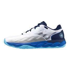 Heren tennisschoenen Mizuno Wave Enforce Court AC White/Estate Blue/River Blue